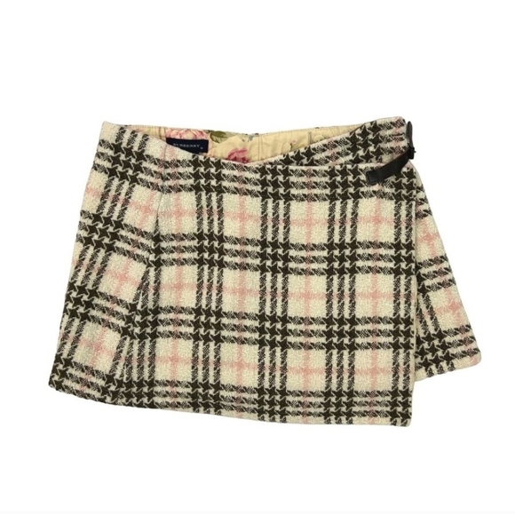 Burberry Girl's Wool Skirt Sz 10 - Picture 1 of 7